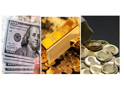 قیمت طلا ودلار مجددا افزایش یافت
