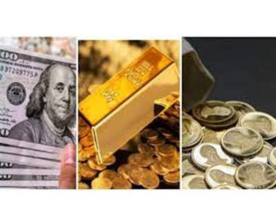 آغاز ریزش قیمت‌ها در بازار طلا و ارز/ دلار کاهشی شد 